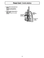 Предварительный просмотр 9 страницы Panasonic MCV7571 - UPRIGHT VACUUM Operating Instructions Manual