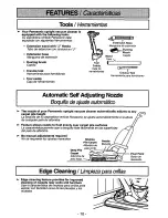 Предварительный просмотр 10 страницы Panasonic MCV7571 - UPRIGHT VACUUM Operating Instructions Manual