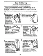 Предварительный просмотр 18 страницы Panasonic MCV7571 - UPRIGHT VACUUM Operating Instructions Manual