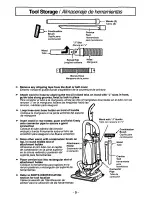 Предварительный просмотр 9 страницы Panasonic MCV7581 - UPRIGHT VACUUM Operating Instructions Manual