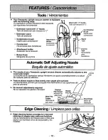 Предварительный просмотр 10 страницы Panasonic MCV7581 - UPRIGHT VACUUM Operating Instructions Manual