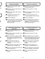 Предварительный просмотр 43 страницы Panasonic MCV7582 - UPRIGHT VACUUM Operating Instructions Manual