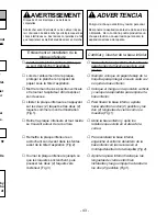 Предварительный просмотр 43 страницы Panasonic MCV7710 - UPRIGHT VACUUM-MULTI-LANG Operating Instructions Manual