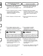 Предварительный просмотр 47 страницы Panasonic MCV7710 - UPRIGHT VACUUM-MULTI-LANG Operating Instructions Manual