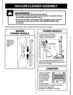 Предварительный просмотр 5 страницы Panasonic MCV9620 - CANISTER VACUUM Operating Instructions Manual