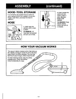 Предварительный просмотр 6 страницы Panasonic MCV9620 - CANISTER VACUUM Operating Instructions Manual