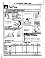 Предварительный просмотр 8 страницы Panasonic MCV9620 - CANISTER VACUUM Operating Instructions Manual