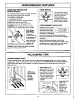 Предварительный просмотр 9 страницы Panasonic MCV9620 - CANISTER VACUUM Operating Instructions Manual