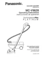 Panasonic MCV9628 - CANISTER VAC.-PLAT Operating Instructions Manual предпросмотр