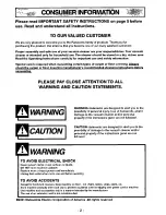 Preview for 2 page of Panasonic MCV9628 - CANISTER VAC.-PLAT Operating Instructions Manual