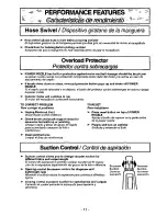 Preview for 11 page of Panasonic MCV9628 - CANISTER VAC.-PLAT Operating Instructions Manual