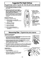 Preview for 15 page of Panasonic MCV9628 - CANISTER VAC.-PLAT Operating Instructions Manual