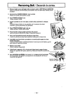 Preview for 19 page of Panasonic MCV9628 - CANISTER VAC.-PLAT Operating Instructions Manual