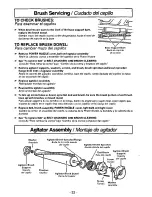 Preview for 22 page of Panasonic MCV9628 - CANISTER VAC.-PLAT Operating Instructions Manual