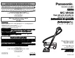 Preview for 1 page of Panasonic MCV9638 - CANISTER VAC.-PLAT Operating Instructions Manual