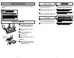 Предварительный просмотр 21 страницы Panasonic MCV9638 - CANISTER VAC.-PLAT Operating Instructions Manual