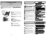 Предварительный просмотр 22 страницы Panasonic MCV9638 - CANISTER VAC.-PLAT Operating Instructions Manual