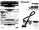 Предварительный просмотр 1 страницы Panasonic MCV9640 - CANISTER VACUUM CLEA Operating Instructions Manual