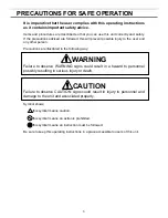 Preview for 4 page of Panasonic MDF-136 Series Operating Instructions Manual