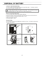 Preview for 27 page of Panasonic MDF-237 Operating Instructions Manual