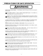 Preview for 5 page of Panasonic MDF-C8V1 Series Operating Instructions Manual