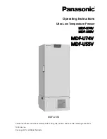 Panasonic MDF-U55V Operating Instructions Manual preview