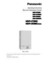 Preview for 1 page of Panasonic MDF-U7386S Operating Instructions Manual