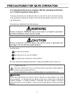 Preview for 4 page of Panasonic MDF-U7386S Operating Instructions Manual