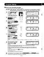 Preview for 12 page of Panasonic Melody Week Instruction & Installation Manual