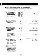 Preview for 15 page of Panasonic Melody Week Instruction & Installation Manual