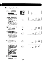 Preview for 19 page of Panasonic Melody Week Instruction & Installation Manual