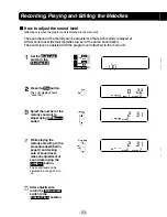 Preview for 20 page of Panasonic Melody Week Instruction & Installation Manual