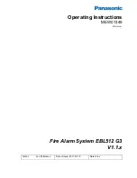 Panasonic MEW01349 Operating Instructions Manual preview