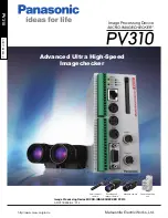 Preview for 1 page of Panasonic Micro-Imagechecker PV310 Brochure & Specs