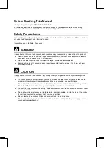 Preview for 2 page of Panasonic Micro-Imagechecker PV310 Use Manual