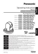 Preview for 1 page of Panasonic Micro SD AW-HN40HKPC Operating Instructions Manual