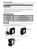 Предварительный просмотр 24 страницы Panasonic Minas A4 Series Instruction Manual