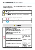 Предварительный просмотр 6 страницы Panasonic MINAS A5 Series Operating Instructions Manual