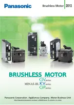 Предварительный просмотр 1 страницы Panasonic MINAS-BL GP series Manual