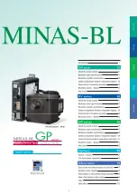 Preview for 3 page of Panasonic MINAS-BL GP series Manual