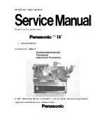 Panasonic Mini DV Service Manual preview