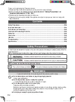 Preview for 3 page of Panasonic MJ-CB100 Operating Instructions Manual