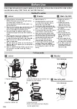 Предварительный просмотр 7 страницы Panasonic MJ-CB800 Operating Instructions Manual