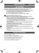 Предварительный просмотр 5 страницы Panasonic MJ-CS100 Operating Instructions Manual