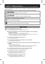 Preview for 2 page of Panasonic MJ-DJ01S Operating Instructions Manual