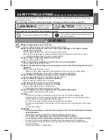 Preview for 3 page of Panasonic MJ-DJ31 Operating Instructions Manual
