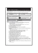 Preview for 2 page of Panasonic MJ-H100 Operating Instructions Manual