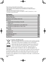 Preview for 2 page of Panasonic MJ-L700 Operating Instructions Manual