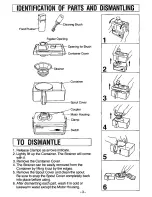 Preview for 4 page of Panasonic MJ66PR - JUICE EXTRACTOR Operating Instructions Manual