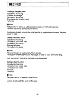 Preview for 9 page of Panasonic MJ66PR - JUICE EXTRACTOR Operating Instructions Manual